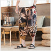 Streetwear Mens New Beach Pants Male Summer Casual Calf-Length Pants Man Chinese Style Baggy Loose Trousers Drawstring | Vimost Shop.