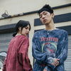 Hip Hop T Shirt Men Streetwear Print Wild Horse Long Sleeve Tees Harajuku Cotton Loose Tshirts Tie Dye Mens Fashion Tops | Vimost Shop.