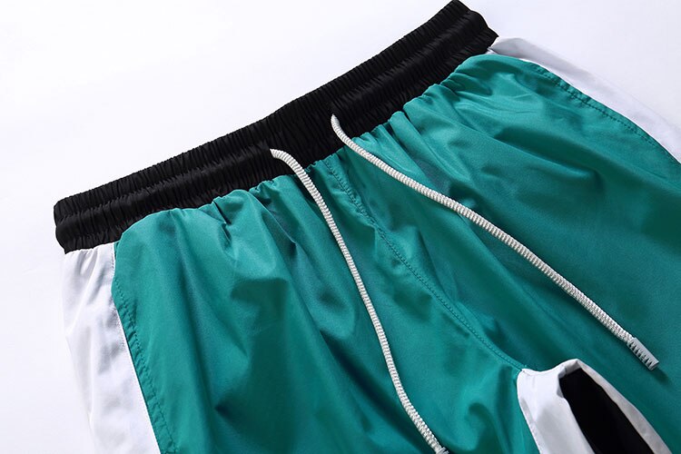 Hrarjuku Color Block Patchwork Harem Pants Chinese Character Printed Thin Joggers Pants Mens Hip Hop Casual Streetwear Trousers | Vimost Shop.