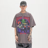 Men Oversize Hip Hop T-Shirt Devil Racing Harajuku Tshirt Summer Short Sleeve Cotton Loose Tops Tees | Vimost Shop.