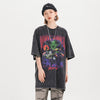 Men Oversize Hip Hop T-Shirt Devil Racing Harajuku Tshirt Summer Short Sleeve Cotton Loose Tops Tees | Vimost Shop.