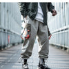 Hip Hop Color Block Pockets Male Harem Cargo Pants Streetwear Harajuku Casual Drawstring Joggers Mens Trousers | Vimost Shop.