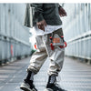 Hip Hop Color Block Pockets Male Harem Cargo Pants Streetwear Harajuku Casual Drawstring Joggers Mens Trousers | Vimost Shop.