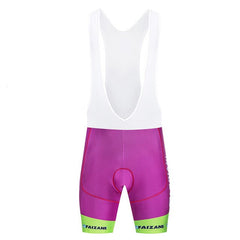 Pro Team France Cycling Jersey 9D Bib Set MTB Uniform Purple Bicycle Clothing Bike ClothesMens Short Maillot Culotte