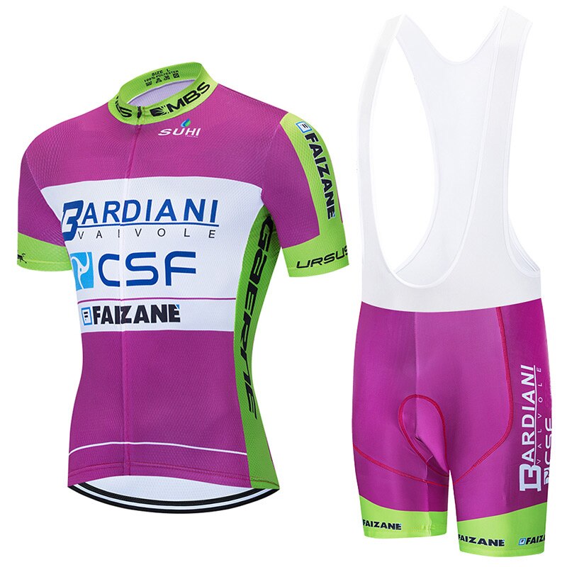 Pro Team France Cycling Jersey 9D Bib Set MTB Uniform Purple Bicycle Clothing Bike ClothesMens Short Maillot Culotte | Vimost Shop.