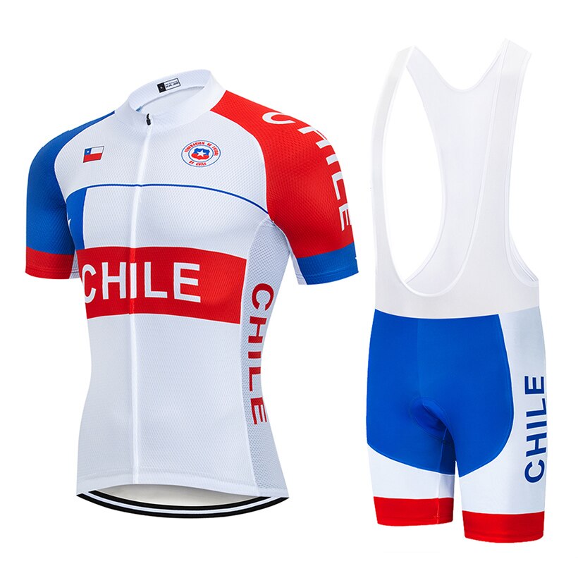 Pro Team CHILE Cycling Clothing 9D Set MTB Uniform Bicycle Clothes Summer Quick Dry Bike Jersey Men's Short Maillot Culotte | Vimost Shop.