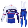 Spring/Autumn SLOVAKIA Cycling Jersey 9D Bib Set MTB Uniform Bike Clothing Quick Dry Bicycle Clothes Mens Long Cycling Wear | Vimost Shop.