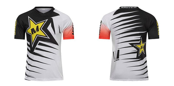 Quick Dry Short Sleeve Downhill Jerseys Mountain Bike T-Shirt Motocross Sports Wear Cycling Jerseys Men Summer Bike BMX DH Shirt | Vimost Shop.