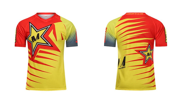 Quick Dry Short Sleeve Downhill Jerseys Mountain Bike T-Shirt Motocross Sports Wear Cycling Jerseys Men Summer Bike BMX DH Shirt | Vimost Shop.