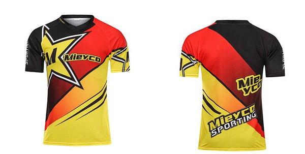 Quick Dry Short Sleeve Downhill Jerseys Mountain Bike T-Shirt Motocross Sports Wear Cycling Jerseys Men Summer Bike BMX DH Shirt | Vimost Shop.
