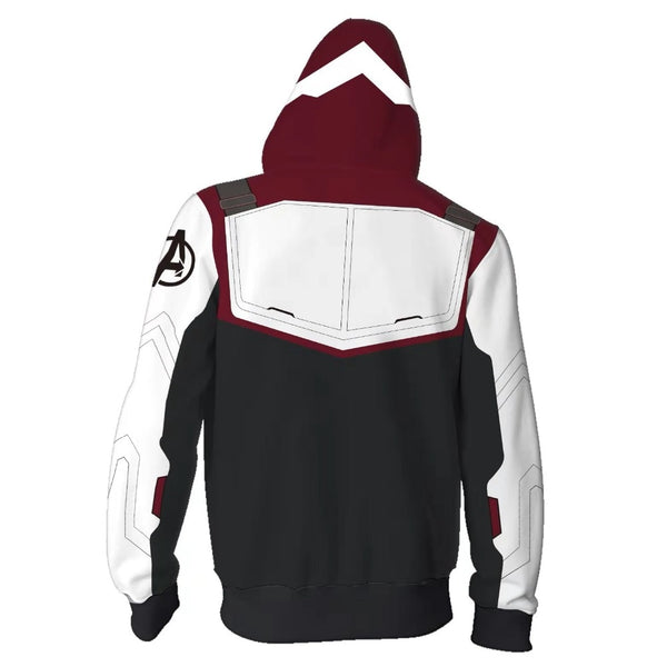 Marvel Superhero Flash Movie Endgame 3D Print Hoodies Sweatshirt Captain America Zipper Coat Jacket Men Women Cosplay Costume | Vimost Shop.