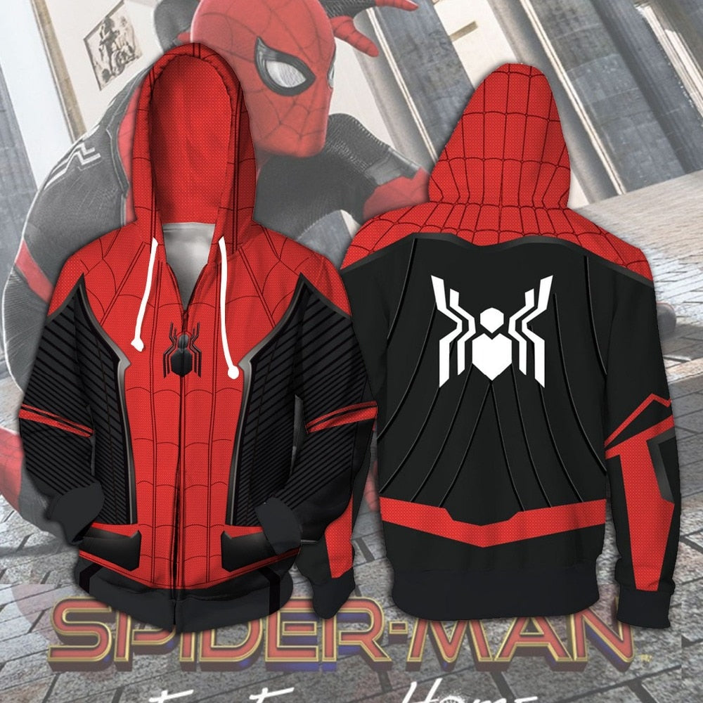 Marvel Superhero Flash Movie Endgame 3D Print Hoodies Sweatshirt Captain America Zipper Coat Jacket Men Women Cosplay Costume | Vimost Shop.