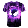 Halloween Printed 3D Short Sleeve Tshirt The Nightmare Before Christmas Cosplay T-Shirt Jack And Sally Slim Design Fashion Tops | Vimost Shop.