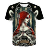 Halloween Printed 3D Short Sleeve Tshirt The Nightmare Before Christmas Cosplay T-Shirt Jack And Sally Slim Design Fashion Tops | Vimost Shop.