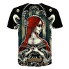 Halloween Printed 3D Short Sleeve Tshirt The Nightmare Before Christmas Cosplay T-Shirt Jack And Sally Slim Design Fashion Tops | Vimost Shop.