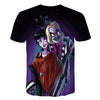 Halloween Printed 3D Short Sleeve Tshirt The Nightmare Before Christmas Cosplay T-Shirt Jack And Sally Slim Design Fashion Tops | Vimost Shop.