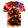 Halloween Printed 3D Short Sleeve Tshirt The Nightmare Before Christmas Cosplay T-Shirt Jack And Sally Slim Design Fashion Tops | Vimost Shop.