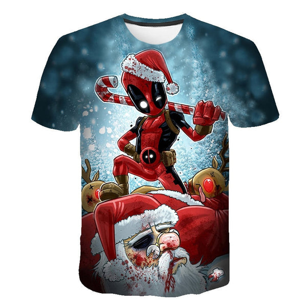 Halloween Printed 3D Short Sleeve Tshirt The Nightmare Before Christmas Cosplay T-Shirt Jack And Sally Slim Design Fashion Tops | Vimost Shop.