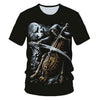 Funny Skull Motorbike 3D T Shirt Summer Hipster Short Sleeve Tee Tops Men/Women Print T-Shirts Casual Homme Short Sleeve Top | Vimost Shop.