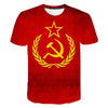 Mens T-Shirt Summer CCCP Russian 3d T Shirts Men USSR Soviet Union Man Short sleeve Tshirt Moscow Mens Tees O Neck Tops S-6XL | Vimost Shop.