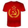 Mens T-Shirt Summer CCCP Russian 3d T Shirts Men USSR Soviet Union Man Short sleeve Tshirt Moscow Mens Tees O Neck Tops S-6XL | Vimost Shop.