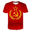 Mens T-Shirt Summer CCCP Russian 3d T Shirts Men USSR Soviet Union Man Short sleeve Tshirt Moscow Mens Tees O Neck Tops S-6XL | Vimost Shop.