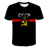 Mens T-Shirt Summer CCCP Russian 3d T Shirts Men USSR Soviet Union Man Short sleeve Tshirt Moscow Mens Tees O Neck Tops S-6XL | Vimost Shop.