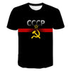 Mens T-Shirt Summer CCCP Russian 3d T Shirts Men USSR Soviet Union Man Short sleeve Tshirt Moscow Mens Tees O Neck Tops S-6XL | Vimost Shop.