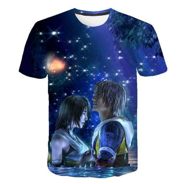 Japanese Game Final Fantasy Anime 3D T Shirt Men/Women Harajuku T-shirt Satanist Moive Graphic Tees men Tshirt Streetwear Top | Vimost Shop.