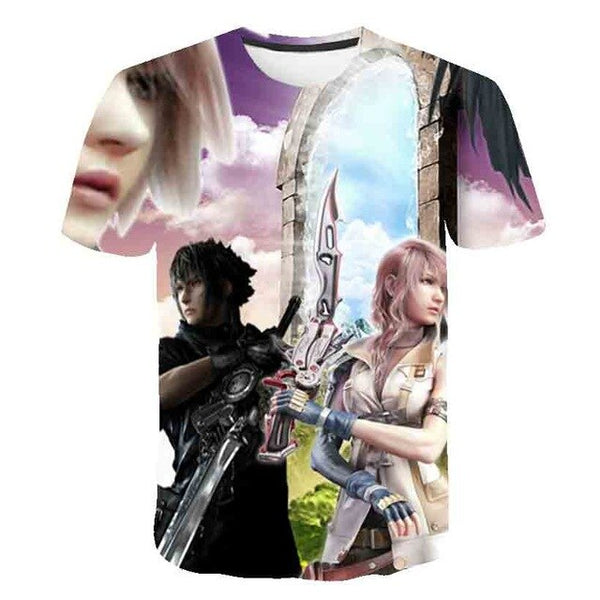 Japanese Game Final Fantasy Anime 3D T Shirt Men/Women Harajuku T-shirt Satanist Moive Graphic Tees men Tshirt Streetwear Top | Vimost Shop.
