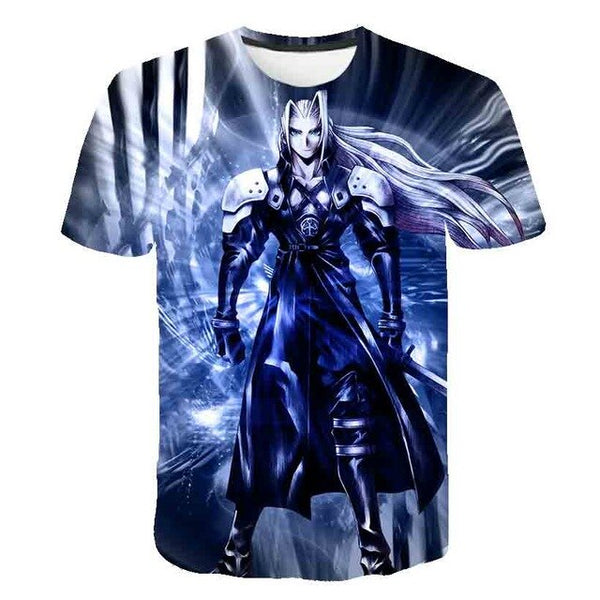 Japanese Game Final Fantasy Anime 3D T Shirt Men/Women Harajuku T-shirt Satanist Moive Graphic Tees men Tshirt Streetwear Top | Vimost Shop.