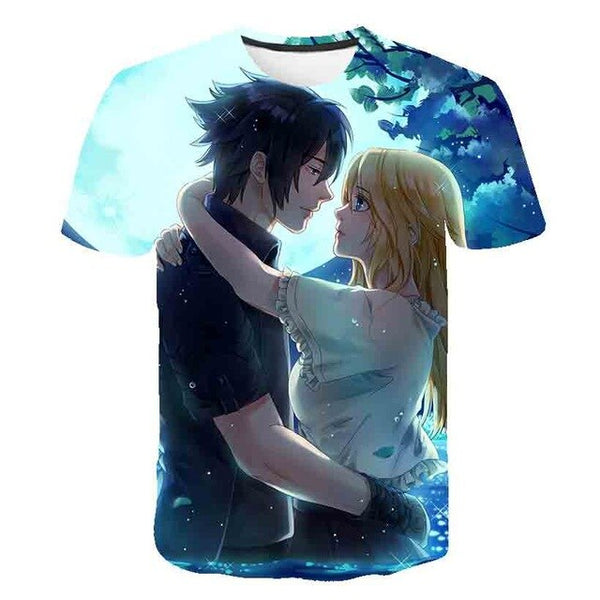 Japanese Game Final Fantasy Anime 3D T Shirt Men/Women Harajuku T-shirt Satanist Moive Graphic Tees men Tshirt Streetwear Top | Vimost Shop.