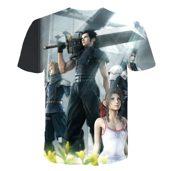 Japanese Game Final Fantasy Anime 3D T Shirt Men/Women Harajuku T-shirt Satanist Moive Graphic Tees men Tshirt Streetwear Top | Vimost Shop.