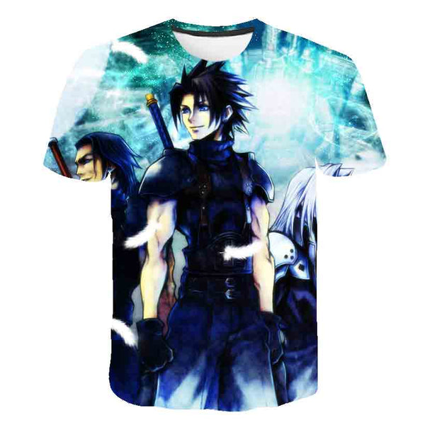 Japanese Game Final Fantasy Anime 3D T Shirt Men/Women Harajuku T-shirt Satanist Moive Graphic Tees men Tshirt Streetwear Top | Vimost Shop.