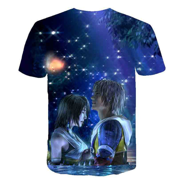 Japanese Game Final Fantasy Anime 3D T Shirt Men/Women Harajuku T-shirt Satanist Moive Graphic Tees men Tshirt Streetwear Top | Vimost Shop.