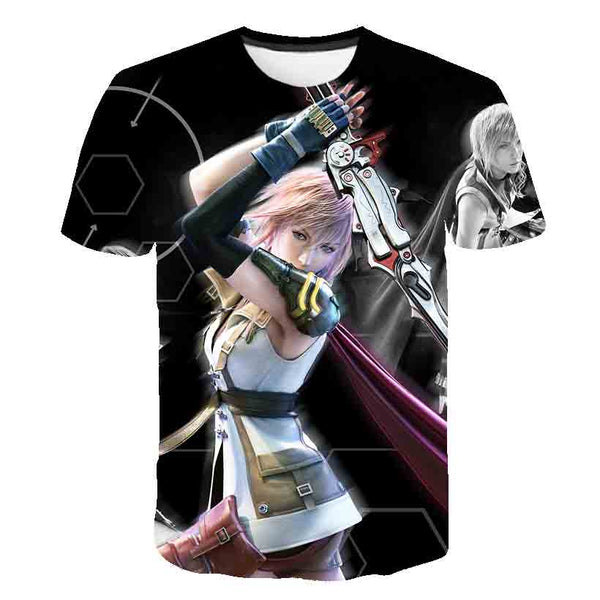 Japanese Game Final Fantasy Anime 3D T Shirt Men/Women Harajuku T-shirt Satanist Moive Graphic Tees men Tshirt Streetwear Top | Vimost Shop.
