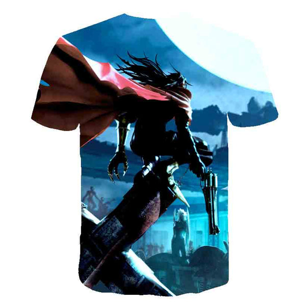 Japanese Game Final Fantasy Anime 3D T Shirt Men/Women Harajuku T-shirt Satanist Moive Graphic Tees men Tshirt Streetwear Top | Vimost Shop.