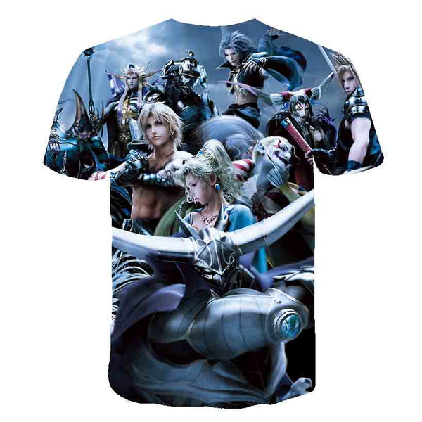 Japanese Game Final Fantasy Anime 3D T Shirt Men/Women Harajuku T-shirt Satanist Moive Graphic Tees men Tshirt Streetwear Top | Vimost Shop.