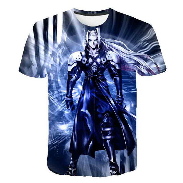 Japanese Game Final Fantasy Anime 3D T Shirt Men/Women Harajuku T-shirt Satanist Moive Graphic Tees men Tshirt Streetwear Top | Vimost Shop.