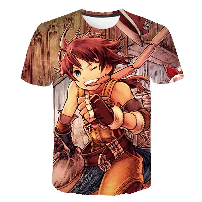 Japanese Game Final Fantasy Anime 3D T Shirt Men/Women Harajuku T-shirt Satanist Moive Graphic Tees men Tshirt Streetwear Top | Vimost Shop.