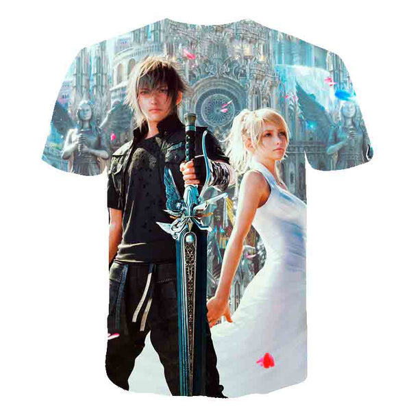Japanese Game Final Fantasy Anime 3D T Shirt Men/Women Harajuku T-shirt Satanist Moive Graphic Tees men Tshirt Streetwear Top | Vimost Shop.