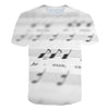 Enthusiastic Music Printed T shirt Men 3d Water Flame YinYang Music Note Tshirt Harajuku Shirt Hip Hop Rock Cool Streetwear Tees | Vimost Shop.