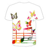 Enthusiastic Music Printed T shirt Men 3d Water Flame YinYang Music Note Tshirt Harajuku Shirt Hip Hop Rock Cool Streetwear Tees | Vimost Shop.