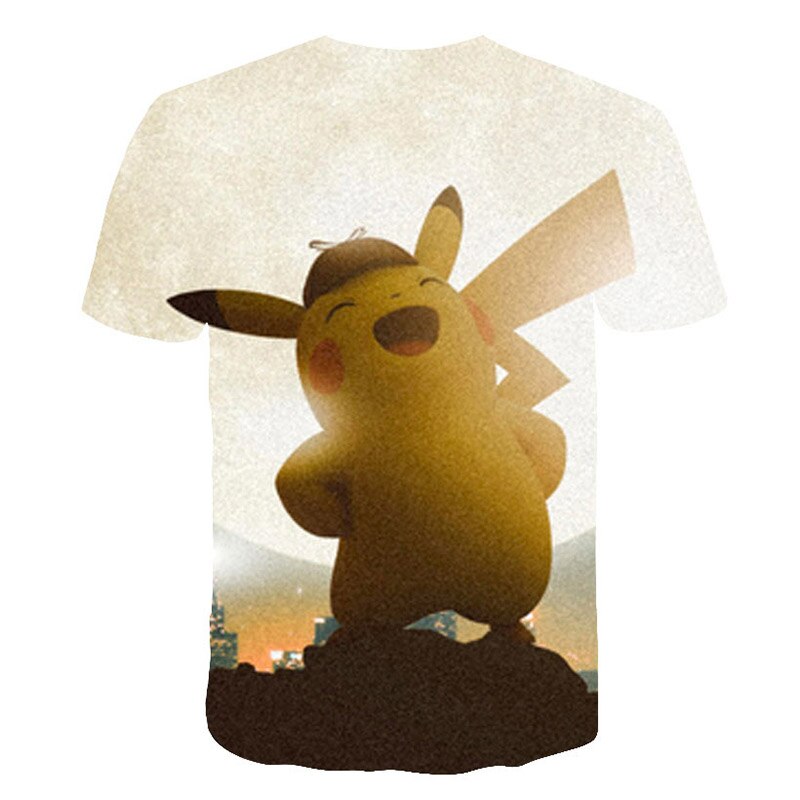 Pokemon Detective Pikachu 3D Printed Children T-shirt Summer Short Sleeve T shirt Boys/girl Tops | Vimost Shop.