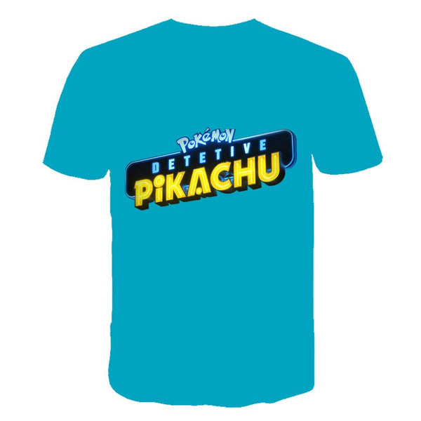 Pokemon Detective Pikachu 3D Printed Children T-shirt Summer Short Sleeve T shirt Boys/girl Tops | Vimost Shop.