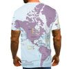 World Map T-shirt Funny T Shirts Summer Fashion Anime Tshirt 3D T Shirt Mens Clothing Tops Tees 2020 New Fashion | Vimost Shop.