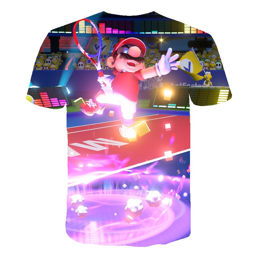 summer New Harajuku style Classic games Super Mario t shirt Mario Bros 3D print t-shirts hip hop tshirt | Vimost Shop.