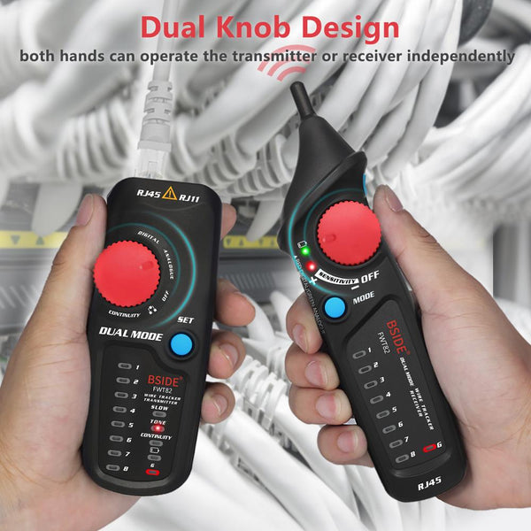 Network Cable Tracker Wire Tester FWT82 Professional RJ45 RJ11 Telephone Toner Ethernet LAN Tracer Detector Line Finder | Vimost Shop.