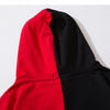 Hip Hop Color Block Smile Letter Print Men T Shirt Harajuku Fashion Streetwear Hooded Casual Cotton Tops Tee | Vimost Shop.
