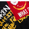 Hip Hop Color Block Smile Letter Print Men T Shirt Harajuku Fashion Streetwear Hooded Casual Cotton Tops Tee | Vimost Shop.